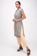 442-179 "Riya" Women's Fish Sleeves Tunic Top
