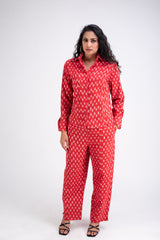 580- 321 Whitelotus Women's Pants"parrot co-ords"