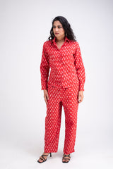 580- 321 Whitelotus Women's Pants"parrot co-ords"