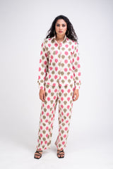 580- 321 Whitelotus Women's Pants"parrot co-ords"