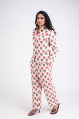 580- 321 Whitelotus Women's Pants"parrot co-ords"