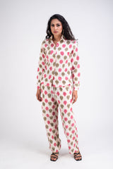 580- 321 Whitelotus Women's Pants"parrot co-ords"