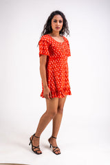 578-333 White Lotus "Dove" women's Short Dress