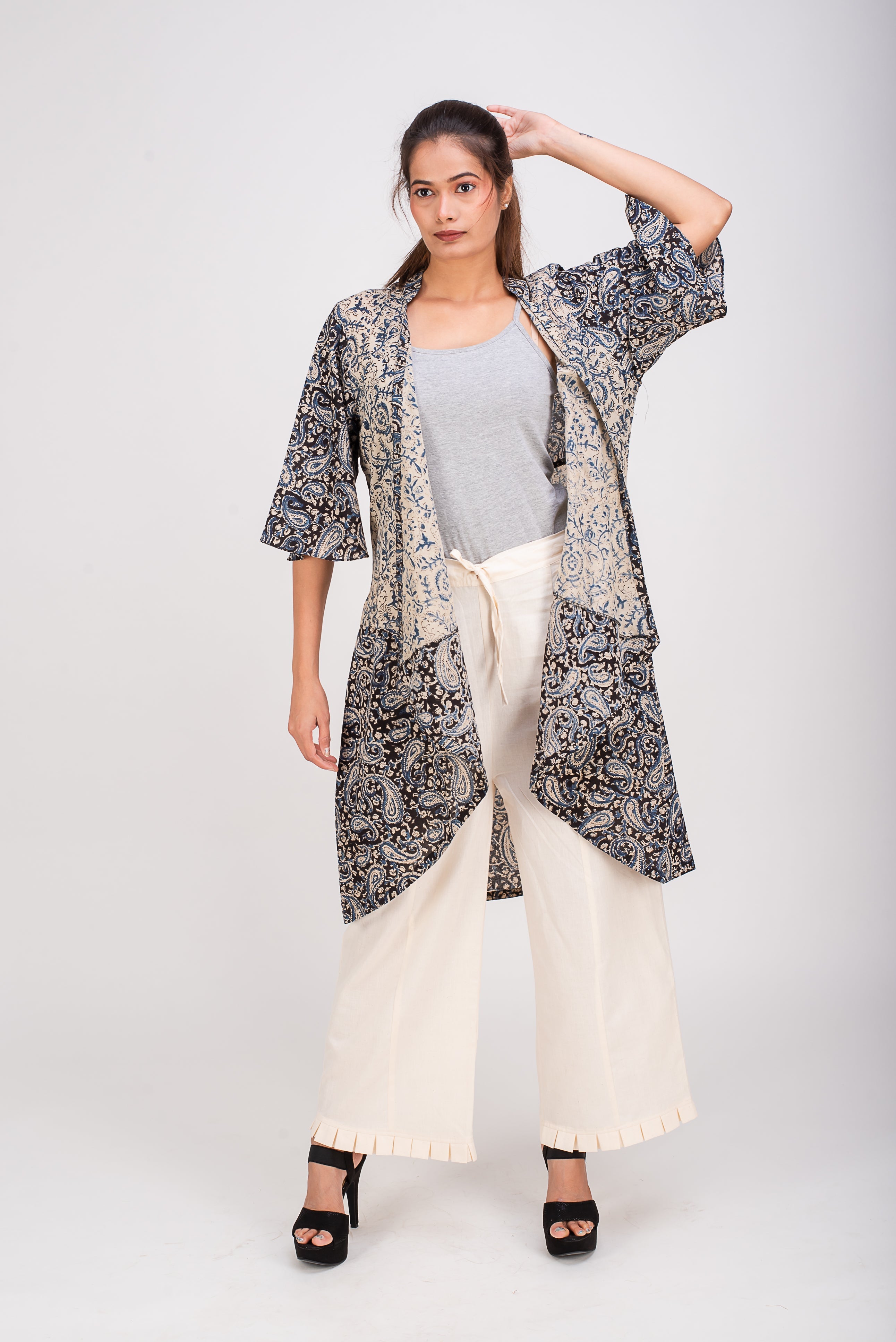 513- 153 Whitelotus "Kimono" Women's coat