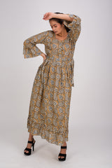 550-138 Whitelotus "Venus" Women's Maxi Dress