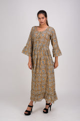 550-138 Whitelotus "Venus" Women's Maxi Dress