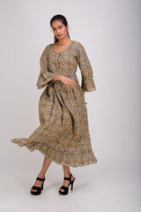 550-138 Whitelotus "Venus" Women's Maxi Dress