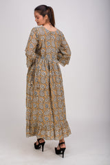 550-138 Whitelotus "Venus" Women's Maxi Dress