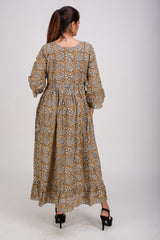 550-138 Whitelotus "Venus" Women's Maxi Dress