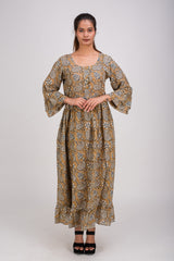 550-138 Whitelotus "Venus" Women's Maxi Dress