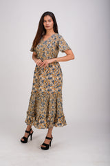 550-143 Whitelotus "Venus" Women's Maxi Dress