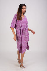 510-322 Whitelotus "Sony" Kaftan Knee Length Women's Dress