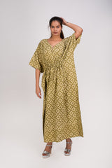 529-147 Whitelotus "Toni" Kaftan maxi Women's Dress