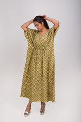 529-147 Whitelotus "Toni" Kaftan maxi Women's Dress