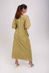 529-147 Whitelotus "Toni" Kaftan maxi Women's Dress