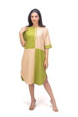 423-165 White Lotus "Shinny" Women's Dress