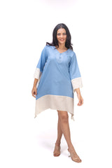 417-163 White Lotus "Shinny" Women's Dress