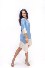 417-163 White Lotus "Shinny" Women's Dress