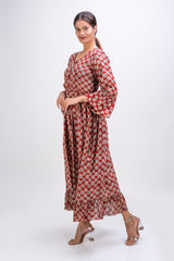 550-128 Whitelotus "Venus" Women's Maxi Dress