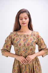 531-103 White Lotus "Tina" Women's long Dress