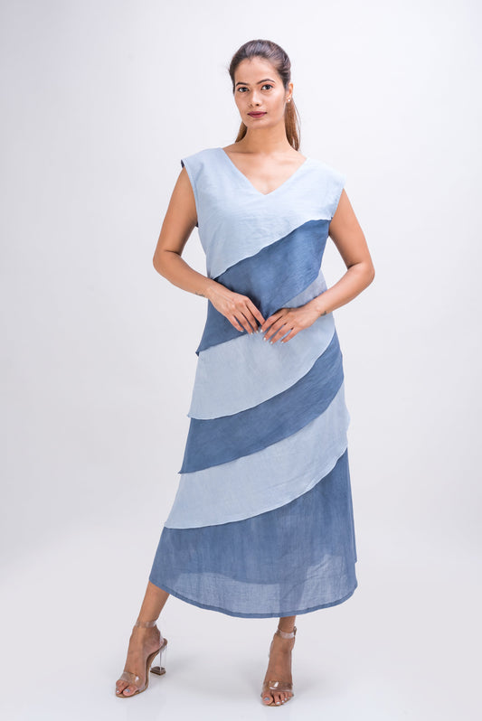 559-400 White Lotus "Jasmine" women's Maxi dress