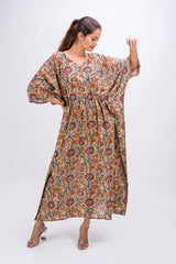 529-118 Whitelotus "Toni" kaftan maxi Women's Dress