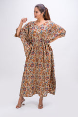 529-118 Whitelotus "Toni" kaftan maxi Women's Dress