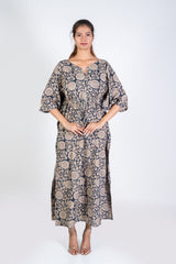529-119 Whitelotus "Toni" kaftan maxi Women's Dress