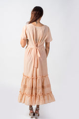 553-401 White Lotus "Lolita" Women's Maxi Dress