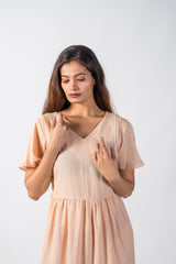 553-401 White Lotus "Lolita" Women's Maxi Dress