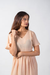 553-401 White Lotus "Lolita" Women's Maxi Dress