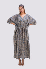 529-112 Whitelotus "Toni" kaftan maxi Women's Dress