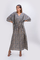 529-112 Whitelotus "Toni" kaftan maxi Women's Dress