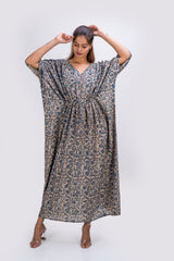 529-112 Whitelotus "Toni" kaftan maxi Women's Dress