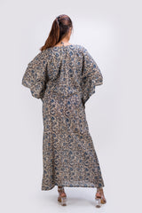 529-112 Whitelotus "Toni" kaftan maxi Women's Dress