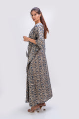529-112 Whitelotus "Toni" kaftan maxi Women's Dress