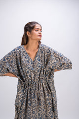 529-112 Whitelotus "Toni" kaftan maxi Women's Dress