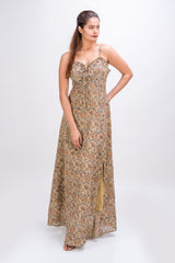 537-130 "Megan" Women's long Maxi Dress