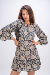 519-119 Whitelotus "Creek" Women's Short Dress