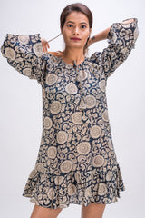 519-119 Whitelotus "Creek" Women's Short Dress