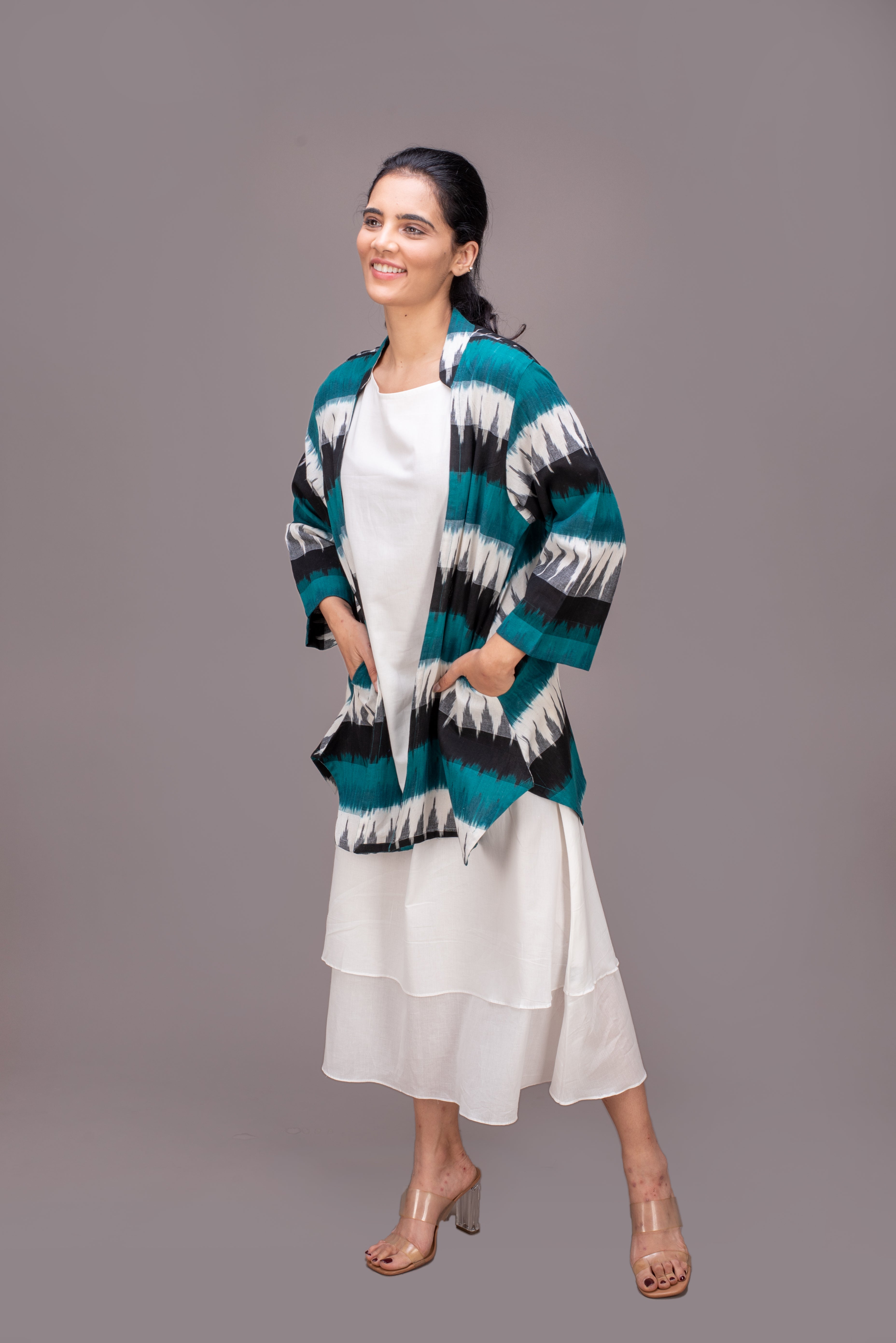 513-323 Whitelotus "Kimono" Women's coat