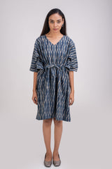 510-108 Whitelotus "Sony" kaftan knee length Women's Dress