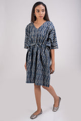 510-108 Whitelotus "Sony" kaftan knee length Women's Dress