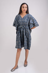 510-108  Whitelotus "Sony" kaftan knee length Women's Dress