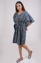 510-108 Whitelotus "Sony" kaftan knee length Women's Dress