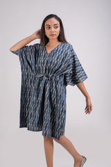 510-108 Whitelotus "Sony" kaftan knee length Women's Dress