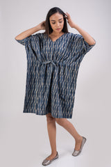 510-108 Whitelotus "Sony" kaftan knee length Women's Dress
