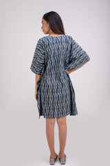 510-108 Whitelotus "Sony" kaftan knee length Women's Dress