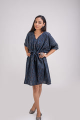 510-109 Whitelotus "Sony" kaftan knee length Women's Dress