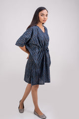 510-109 Whitelotus "Sony" kaftan knee length Women's Dress